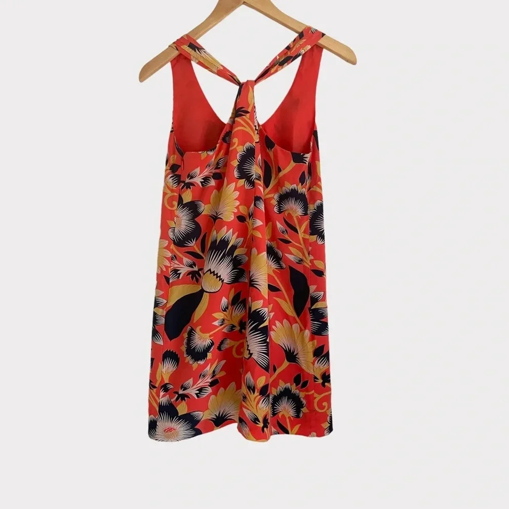 J Crew silk floral print mini dress size 2 - Picture 2 of 7
